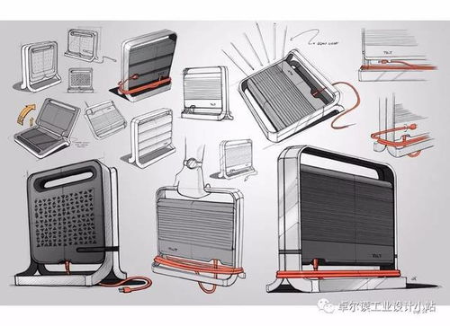 電子產(chǎn)品的未來(lái)線條 設(shè)計(jì)手繪中的靈感圖集